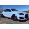 RallyArmor | Mud flap White Logo - Veloster N 2019-2022 RallyArmor Mud Flaps