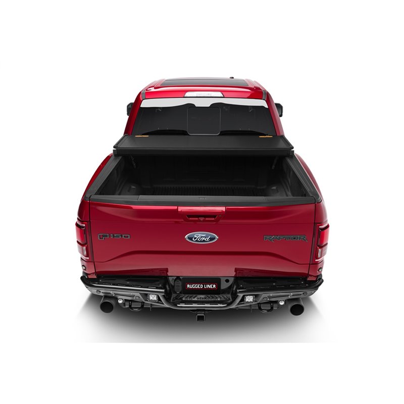 Rugged Liner | Premium Hard Folding Tonneau Cover - Silverado 1500 / Sierra 1500 2014-2018 RUGGED LINER Tonneau Covers