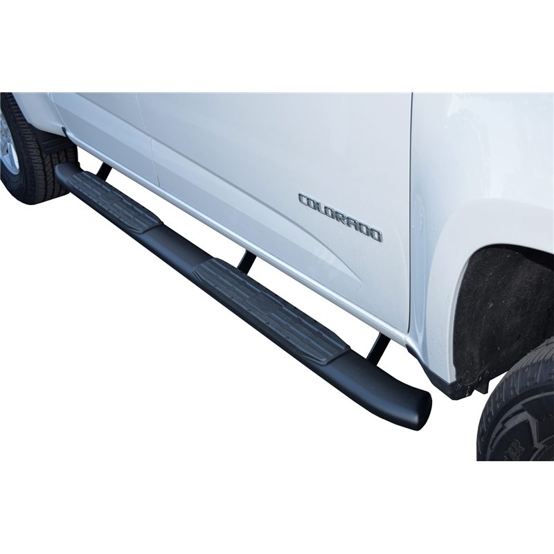 Enthuze | Blackout Series Side Bar - Silverado / Sierra 1500 / HD Double Cab 2007-2019 Enthuze Step Bars