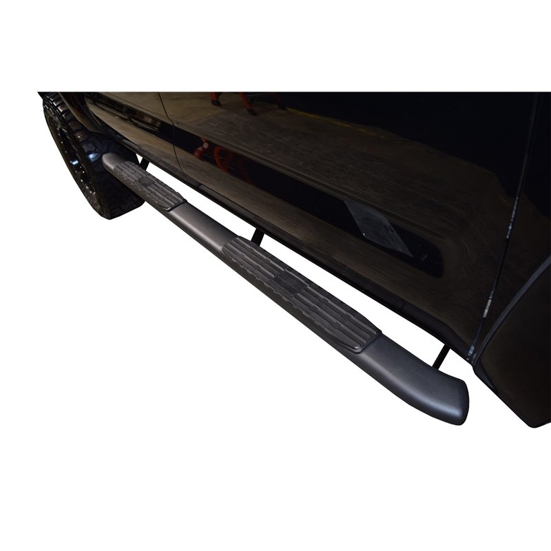 Enthuze | Blackout Series Side Bar - Silverado / Sierra 1500 / HD Crew Cab 2019-2024 Enthuze Step Bars