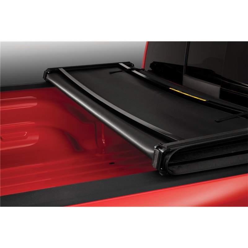 Enthuze | Soft Tri-Fold Tonneau Cover - Titan 5.6' Bed 2017-2022 (w/o Rail System) Enthuze Tonneau Covers