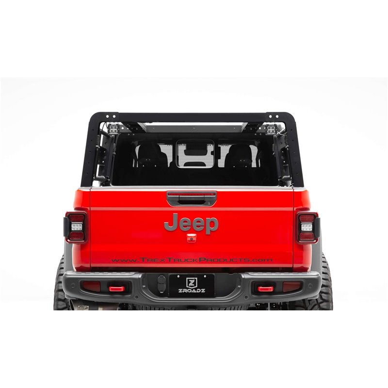 ZROADZ | Overland Series Truck Bed Rack - Gladiator 3.0L 2020-2022 ZROADZ Cab & Bed Racks