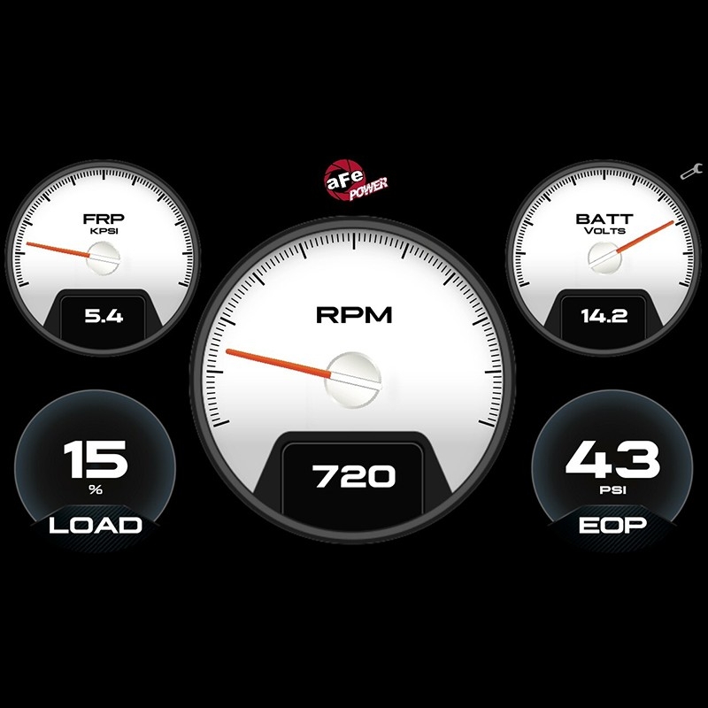 aFe Power | AGD 5-1/2 IN Digital Gauge Display Monitor - Chevrolet / Dodge / Ford 2008-2023 aFe POWER Performance Chips & Pro...