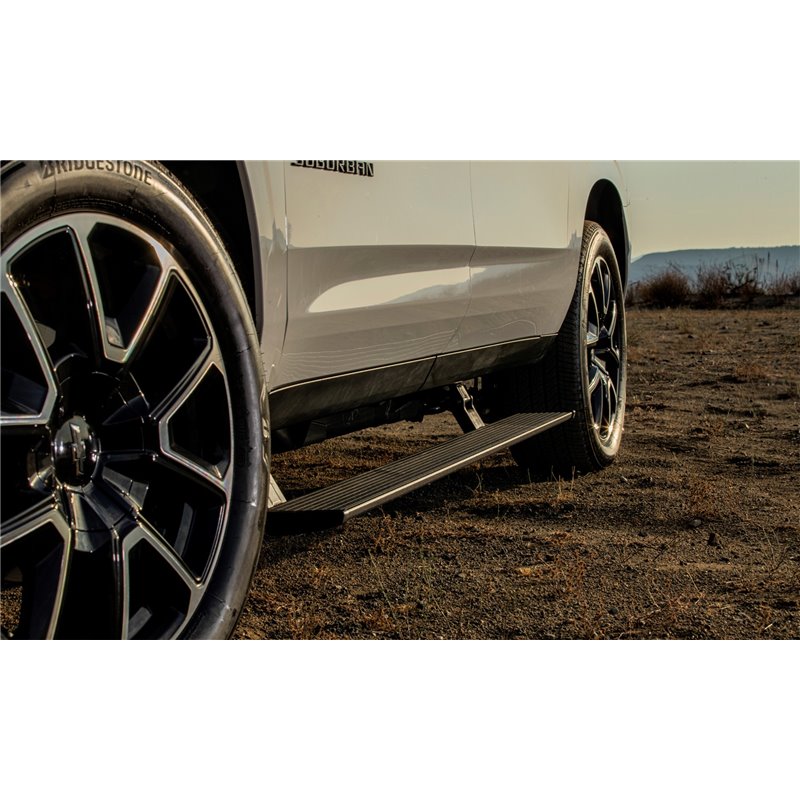 AMP Research | PowerStep Running Board w/ Plug & Play - Suburban / Tahoe / Yukon 2021-2023 AMP Research Step Bars