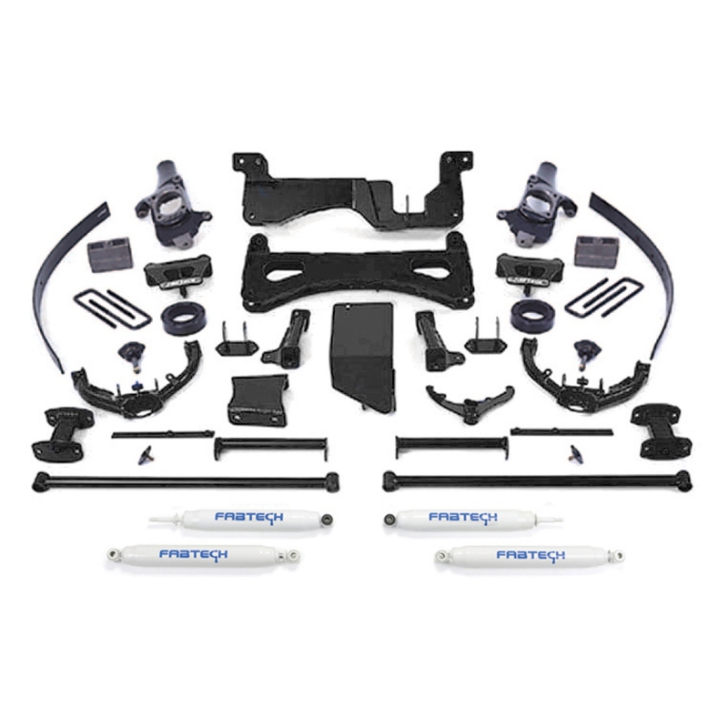 Fabtech | Lift Kit-Suspension w/Shock - Silverado / Sierra 2500 / 3500 6.0L / 6.6L 2007-2008 Fabtech Lift Kits