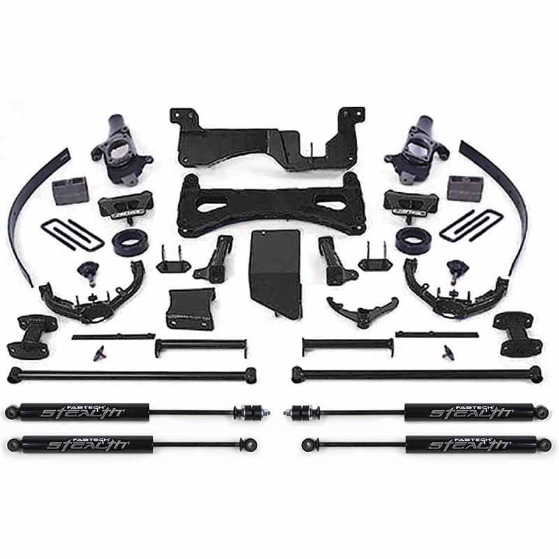 Fabtech | Lift Kit-Suspension w/Shock - Silverado / Sierra 2500 / 3500 6.0L / 6.6L 2007-2008 Fabtech Lift Kits