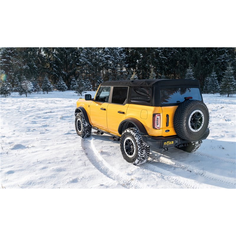 N-FAB | RKR Step System - Full Length (1 Step Mount/1 Step) - Bronco 2.3T / 2.7T 2021-2023 N-FAB Step Bars