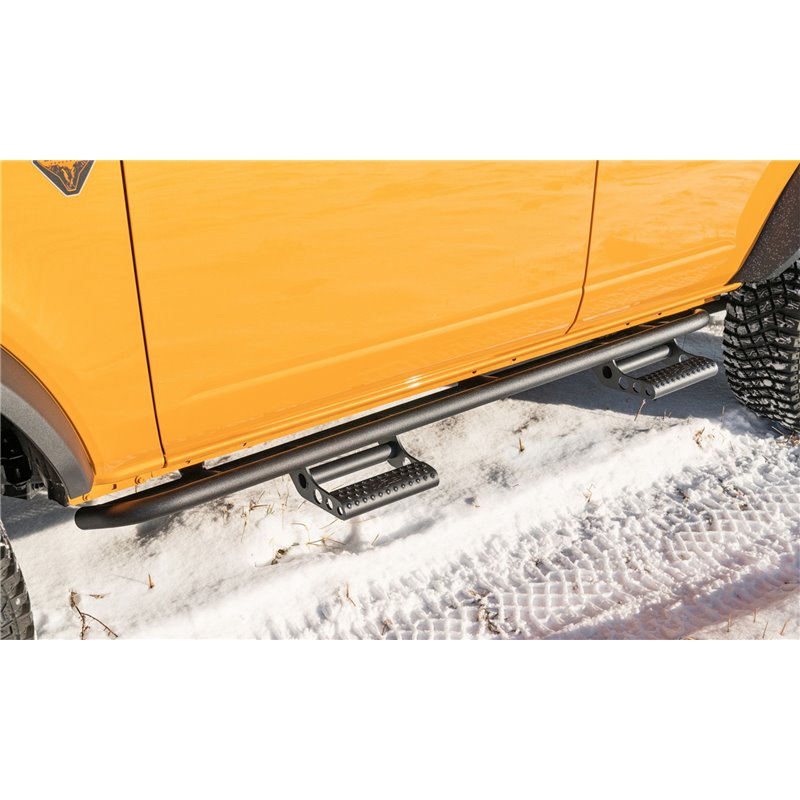 N-FAB | RKR Step System - Full Length (2 Step Mounts/2 Steps) - Bronco 4 Doors 2021-2022