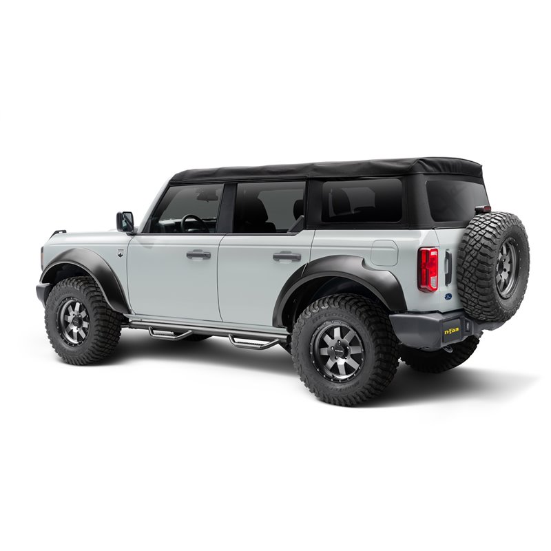 N-FAB | Nerf Step - Cab Length (2 Steps) - Bronco 2.3T / 2.7T / 3.0T 2021-2023 N-FAB Step Bars