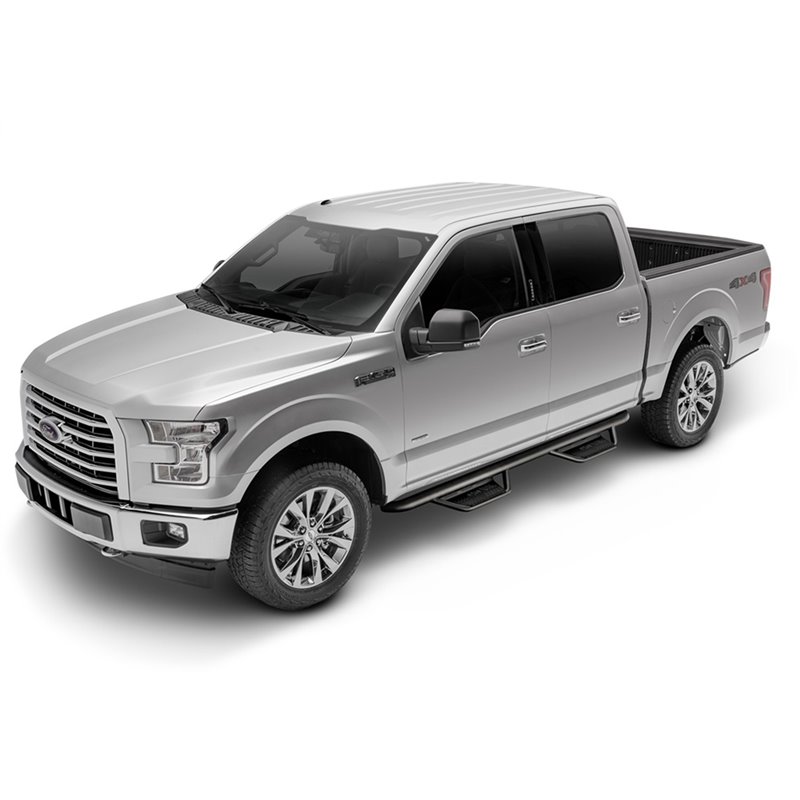 N-FAB | Podium LG Nerf Step - Cab Length (2 Steps) - Ram 1500 3.0L / 3.6L / 5.7L 2019-2023 N-FAB Step Bars