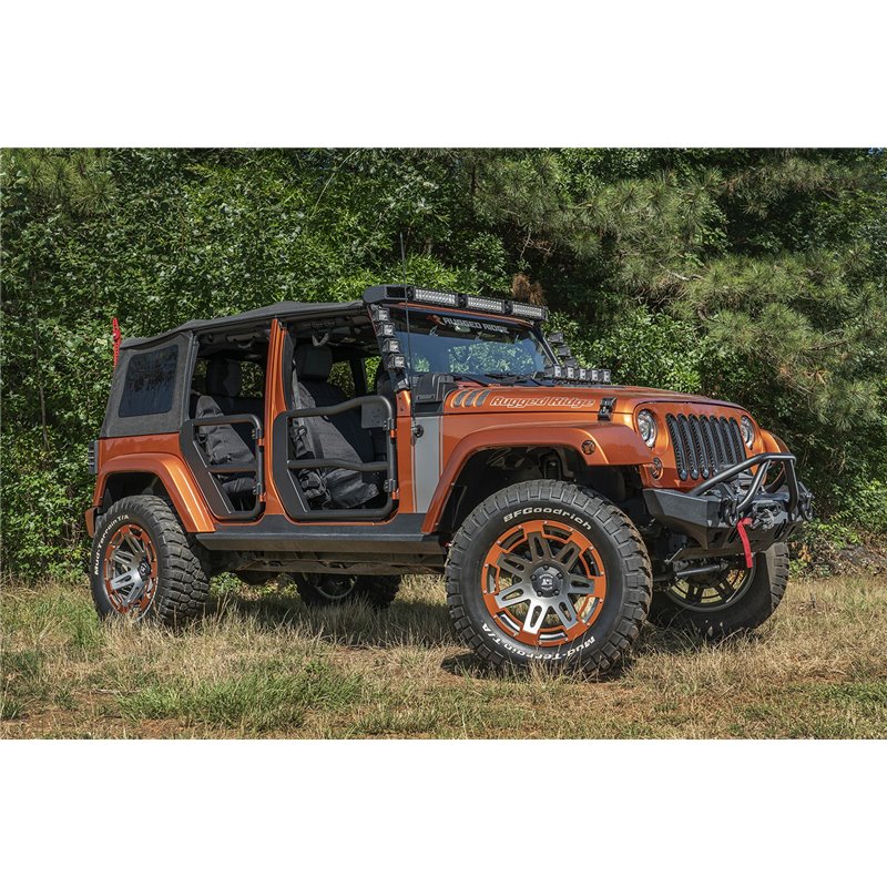 RUGGED RIDGE | Fortis Tube Door - Wrangler (JK) / Wrangler (JL) Unlimited Moab 3.6L / 3.8L 2007-2018 RUGGED RIDGE Doors