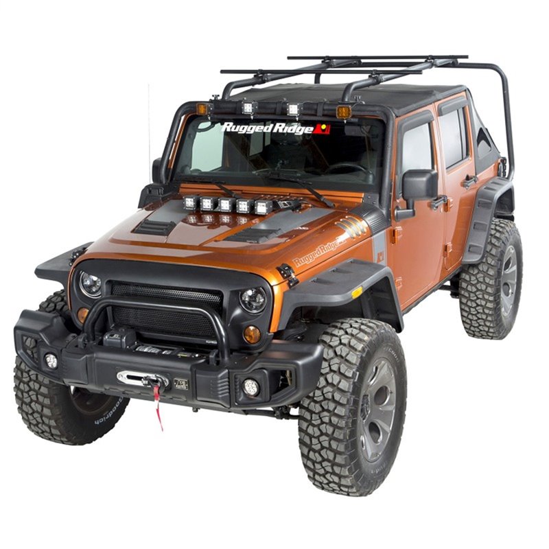 RUGGED RIDGE | Sherpa Roof Rack Crossbars - Wrangler (JK) 3.6L / 3.8L 2007-2018 RUGGED RIDGE Roof Racks & Storage