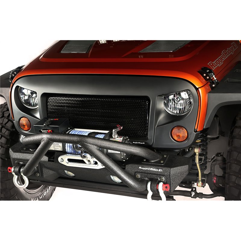 RUGGED RIDGE | Spartan Grille - Wrangler (JK) 3.6L / 3.8L 2007-2018 RUGGED RIDGE Grilles