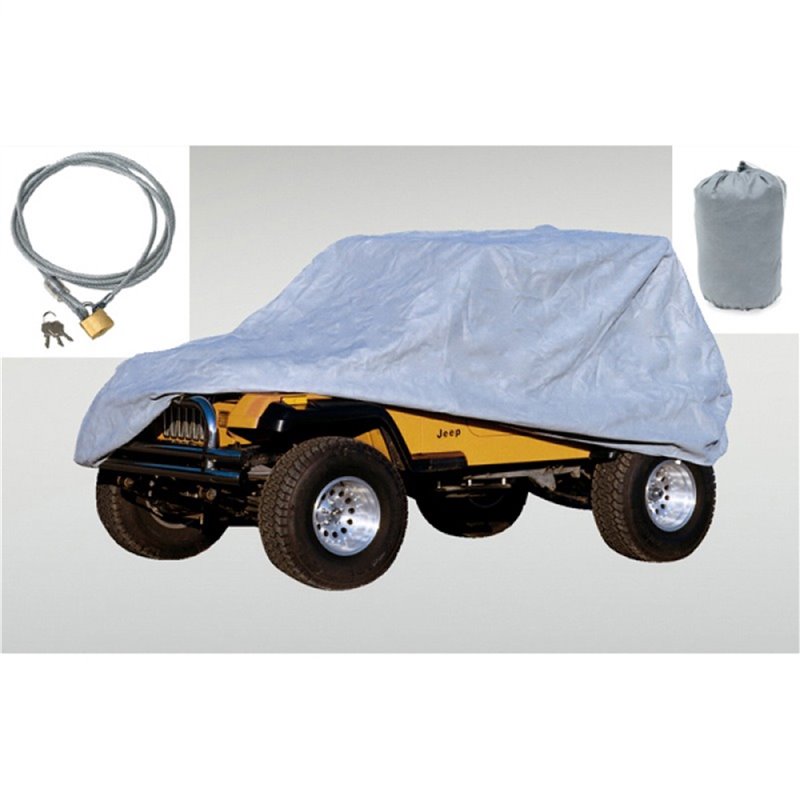 RUGGED RIDGE | Three Layer Full Car Cover Kit - Wrangler 1987-2006