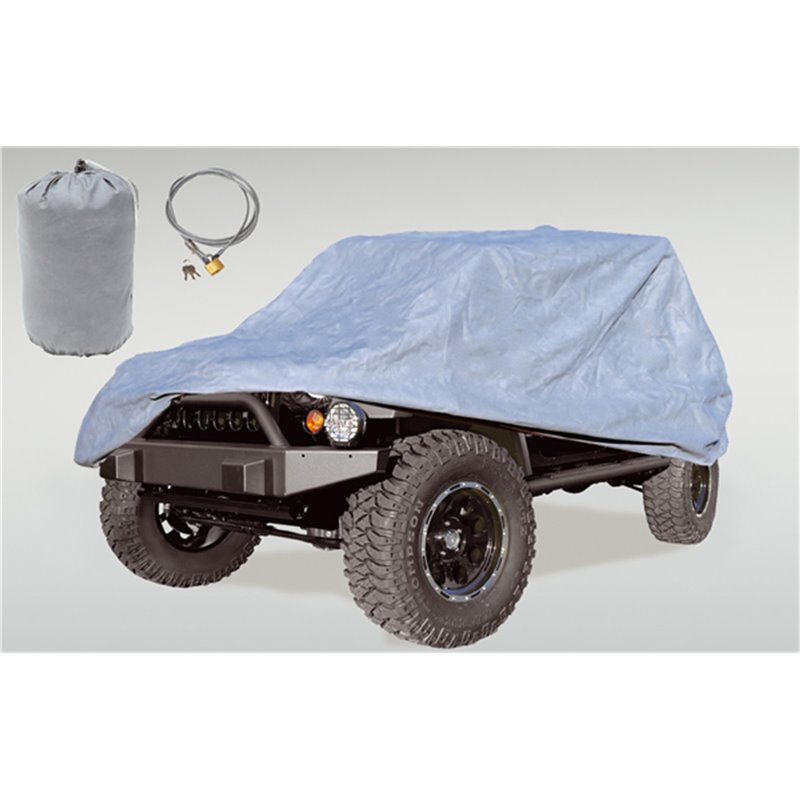 RUGGED RIDGE | Three Layer Full Car Cover Kit - Wrangler / Wrangler (JK) 2004-2018