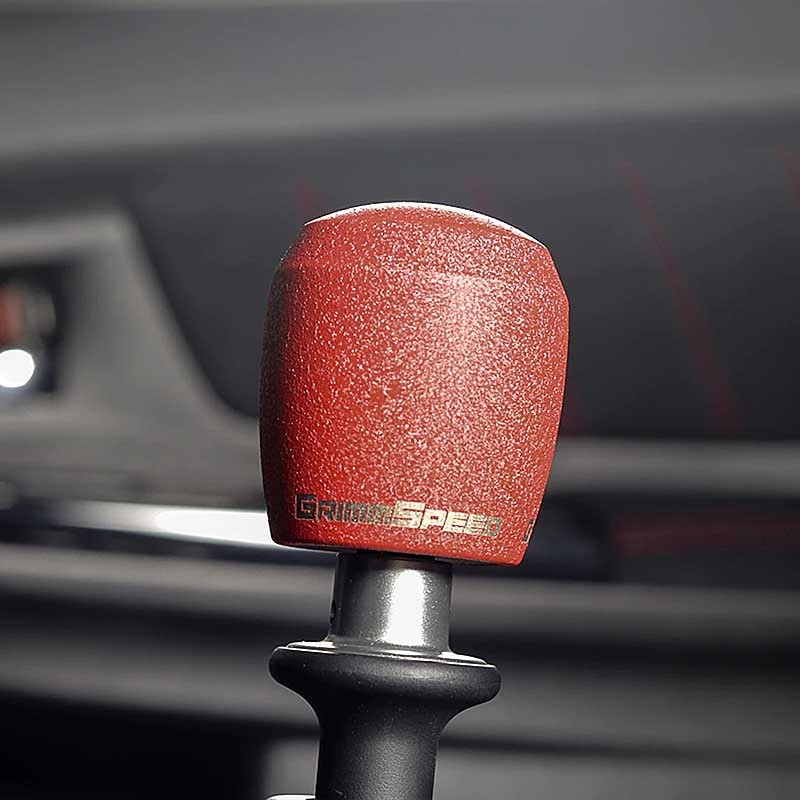 GrimmSpeed | Stubby Shift Knob [M12x1.25] (Red) - Subaru / Ford GrimmSpeed Pommeau de levier de vitesse