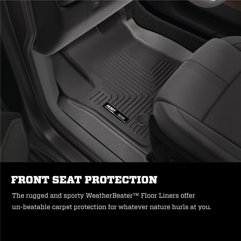 Husky Liners | Front/2nd Seat Floor Liners - Seltos 1.6T / 2.0L 2021-2023 Husky Liners Floor Mats