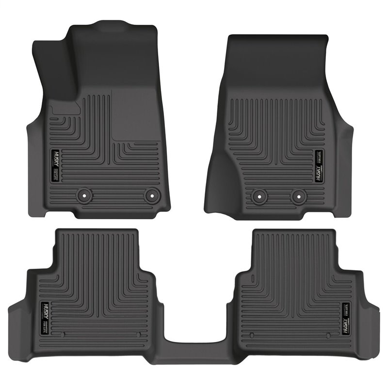 Husky Liners | Front/2nd Seat Floor Liners - Grand Cherokee L 3.6L / 5.7L 2021