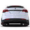 RallyArmor | Black UR Mud Flap Logo Rouge - Tesla Model X / X Plaid 2022-2023