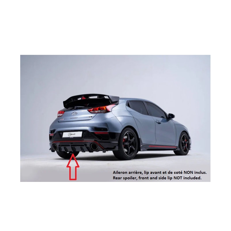 ADRO | CARBON FIBER REAR DIFFUSER - VELOSTER N 2019-2022 ADRO Body Kits