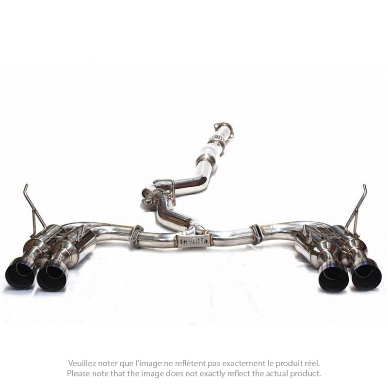 Invidia | R400 Cat-Back Gemini - Polished Tips - WRX 2022-2026 Invidia Cat-Back Exhausts