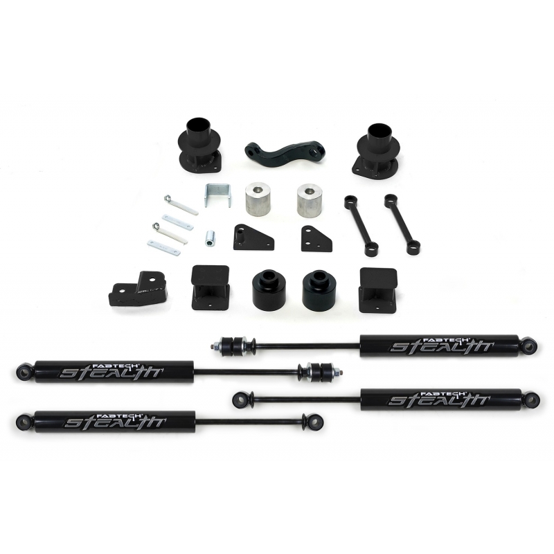 Fabtech | Lift Kit-Suspension w/Shock - Wrangler (JK) 3.6L / 3.8L 2007-2018 Fabtech Lift Kits