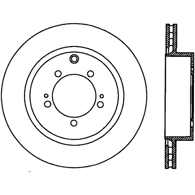 StopTech | Cryo Sport Rotor - Slotted - Arrière Droit - Vendu à l'unité