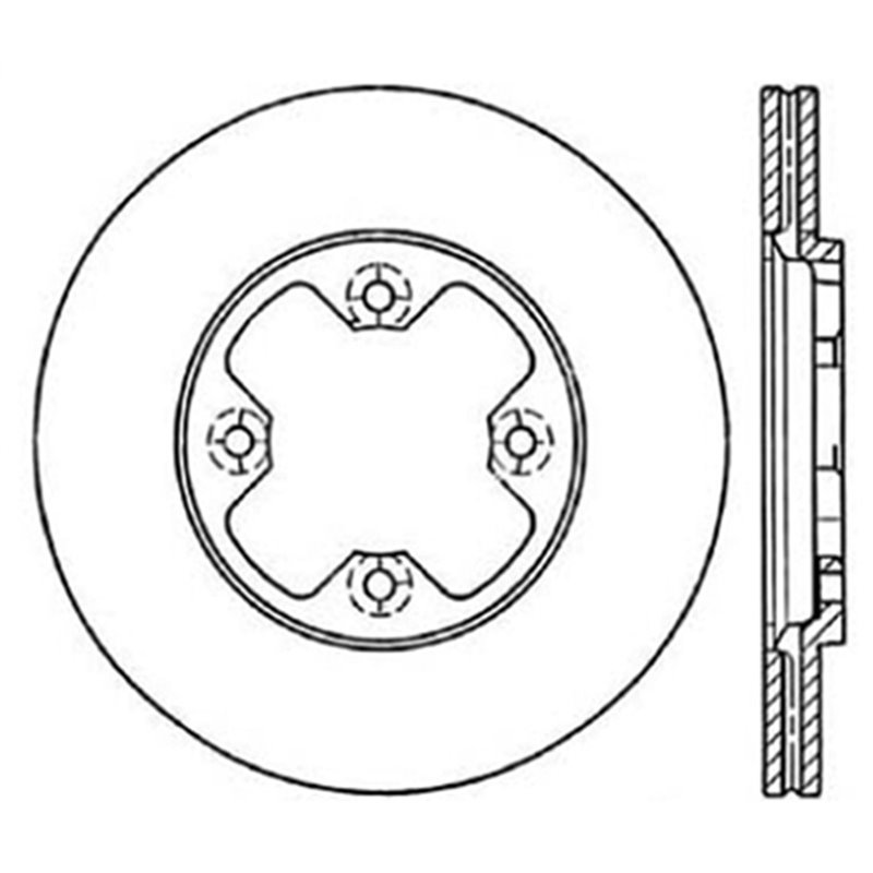 StopTech | Sport Rotor - Slotted & Drilled - Front Right - Sold individually StopTech Brake Rotors