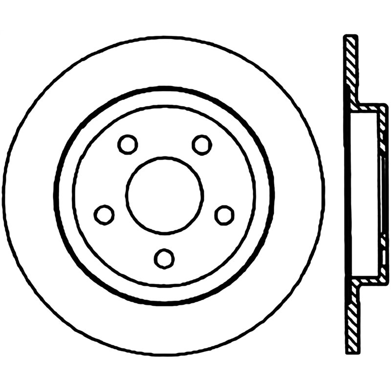 StopTech | Cryo Sport Rotor - Slotted & Drilled - Rear Left - Sold individually StopTech Brake Rotors