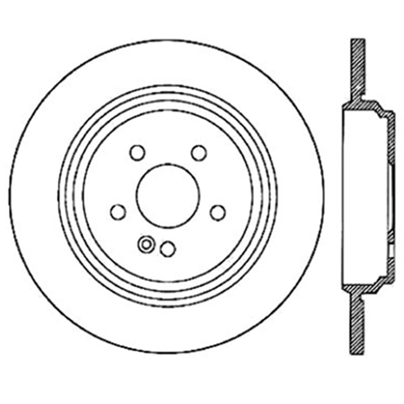 StopTech | Sport Rotor - Drilled - Arrière Gauche - Vendu à l'unité