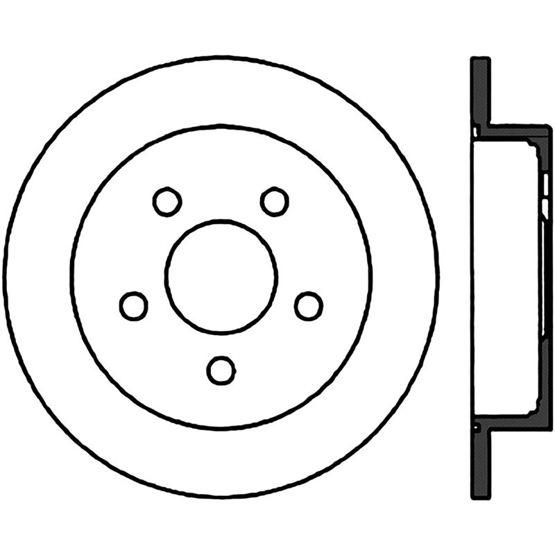 StopTech | Sport Rotor - Drilled - Arrière Droit - Vendu à l'unité