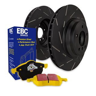 EBC Brakes | S9 Kits Yellowstuff and USR Rotors - Rear - A4 2.0T 2020 EBC Brakes Brake Kits