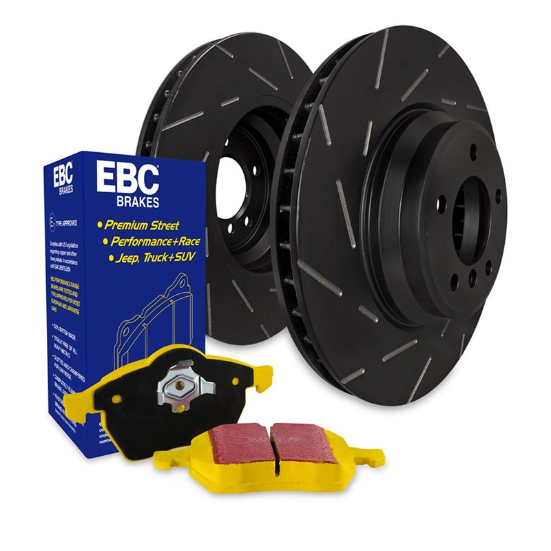 EBC Brakes | S9 Kits Yellowstuff and USR Rotors - Rear - A4 2.0T 2020 EBC Brakes Brake Kits