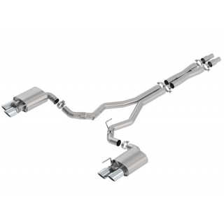 Borla | Cat-Back Exhaust ATAK avec valves - Mustang 5.0L 2018-2023 BORLA Cat-Back Exhausts