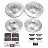 PowerStop | Z23 Evolution Sport Disc Brake Pad & Rotor Kit - Front & Rear - Civic Type R 2.0T 2017-2019 PowerStop Brake Kits