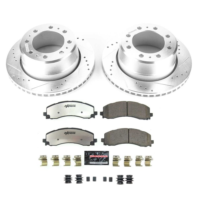 PowerStop | Z36 Severe-Duty Disc Brake Pad & Rotor Kit - Arrière - Ram 3500 6.4L / 6.7L 2019-2021