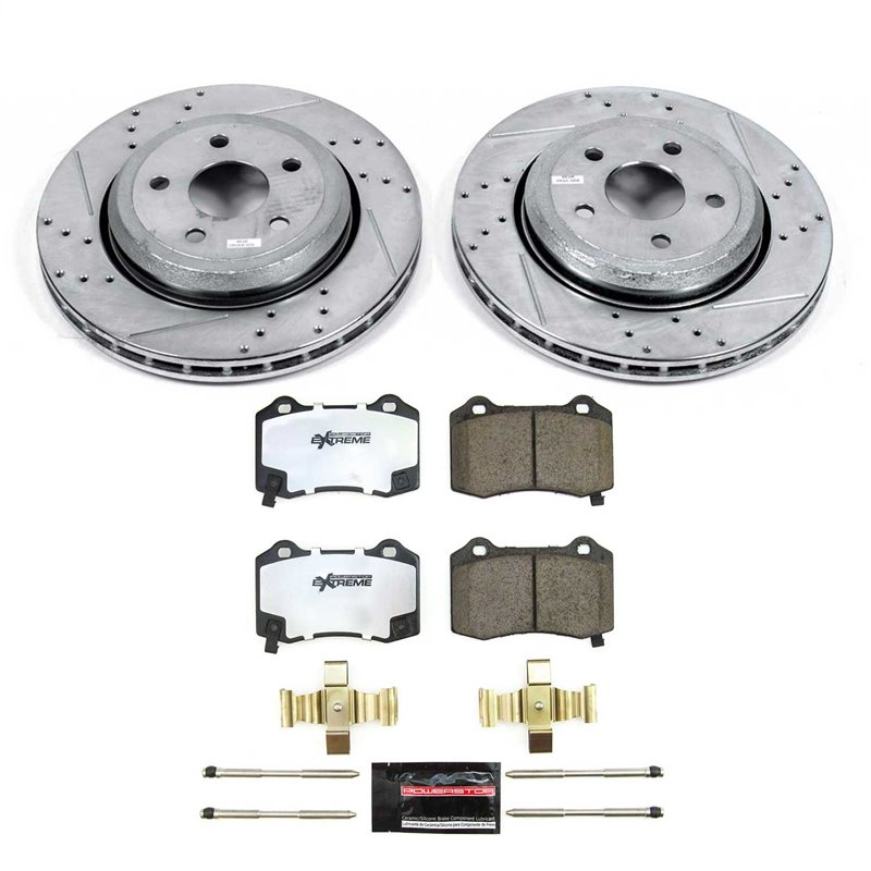 PowerStop | Z26 Street Warrior Disc Brake Pad & Rotor Kit - Arrière - Durango / Grand Cherokee Trackhawk 2018-2021