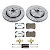 PowerStop | Z26 Street Warrior Disc Brake Pad & Rotor Kit - Arrière - Durango / Grand Cherokee Trackhawk 2018-2021