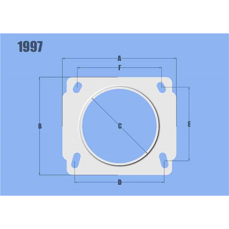 Vibrant | Mass Air Flow Sensor Adapter Plate, for Nissan Applications Vibrant Performance Mass Air Flow Sensors