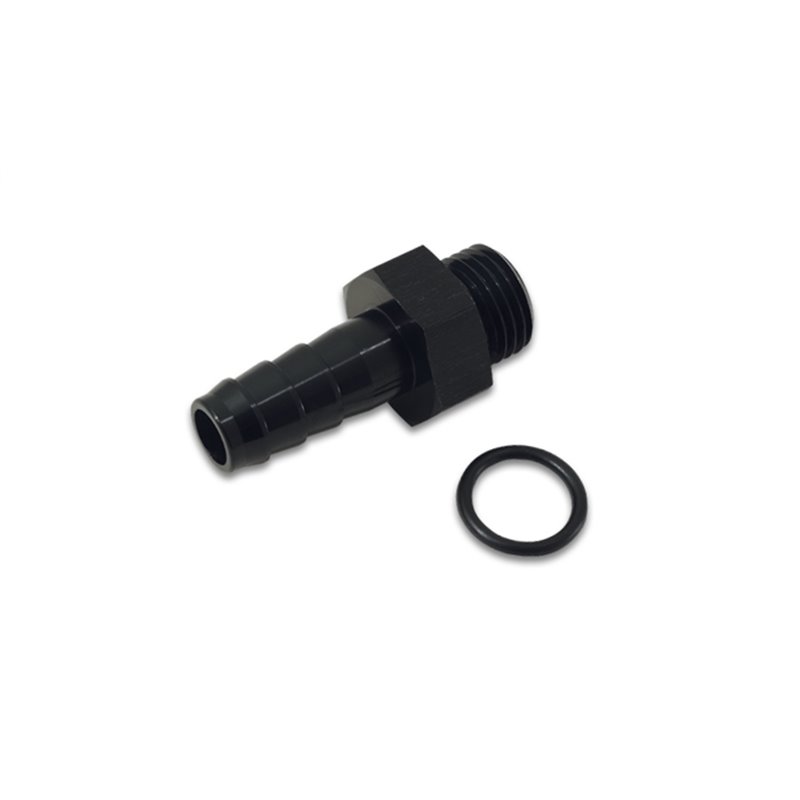 Vibrant | Male ORB to Hose Barb Adapter, ORB Size: -6 Barb Size: 1/8" Vibrant Performance Oil Lines, Hoses & Fittings