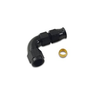 Vibrant | 90 Degree Tube to Female AN Adapter, Tube O.D. - 5/16" AN Size: -6"