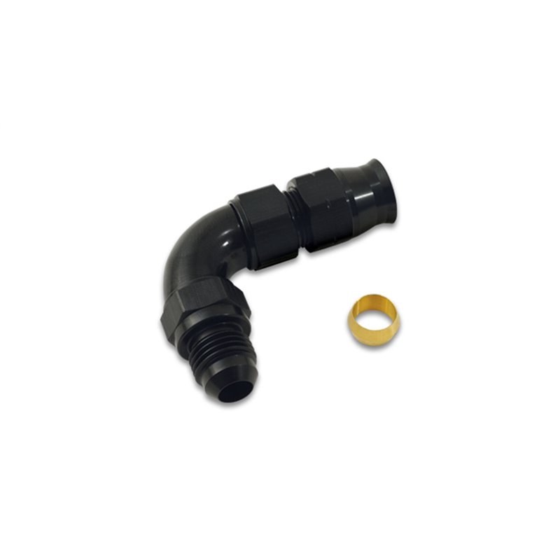 Vibrant | 90 Degree Tube to Male AN Adapter, Tube O.D. - 5/16" AN Size: -6