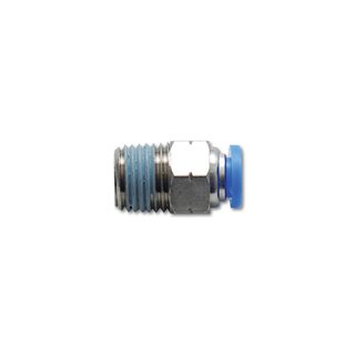 Vibrant | Male Straight Fitting, for 3/8" O.D. Tubing (3/8" NPT Thread) Vibrant Performance Accessories