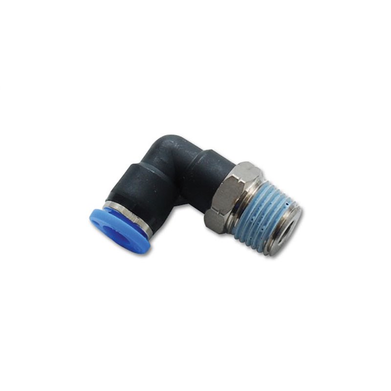 Vibrant | Male Elbow Fitting, for 3/8" O.D. Tubing (3/8" NPT Thread) Vibrant Performance Oil Lines, Hoses & Fittings