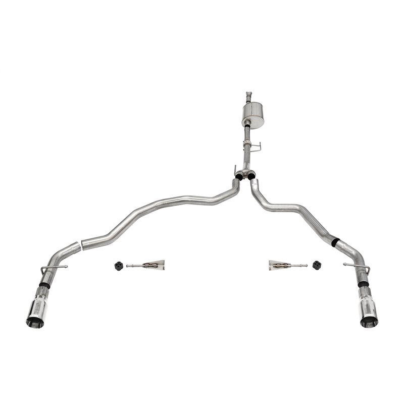 Corsa | Sport Cat-Back Exhaust System - F-150 3.5T 2021-2022