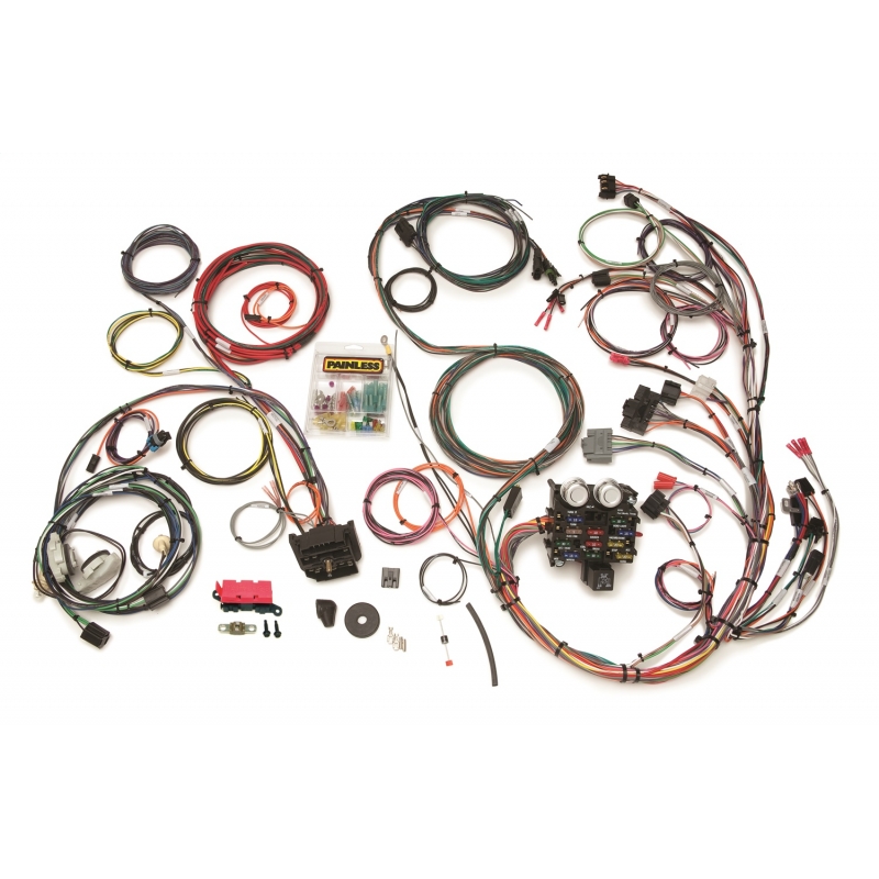 Painless Wiring | 23 Circuit Direct Fit Harness - Wrangler 2.5L / 4.0L / 4.2L 1987-1991