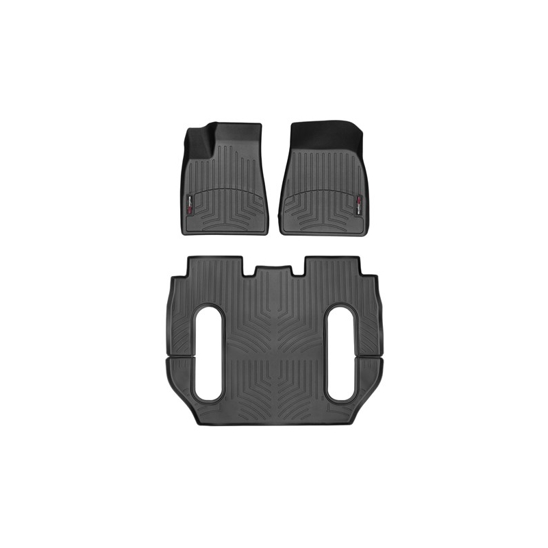 WeatherTech | FloorLiner Kit (1st, 2nd & 3rd Row) - Model X 6-Seater 2016*-2017* (w/o Center Console) WeatherTech Floor Mats