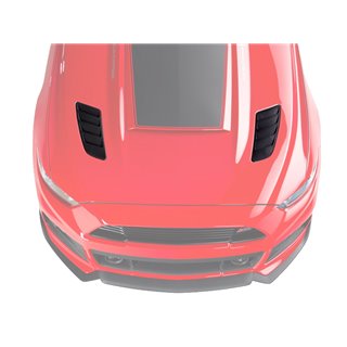 ROUSH | 2015-2017 Mustang Heat Extractors - Molded Black - Mustang GT 5.0L 2015-2017 ROUSH Performance Exterior Trim