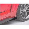 ROUSH | 2015-2021 Mustang Rocker Winglets (Molded Black) - Mustang 2.3T / 3.7L / 5.0L 2015-2021 ROUSH Performance Exterior Trim