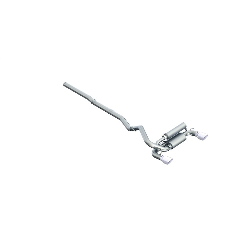 MBRP | Cat Back Dual Outlet Aluminized - Focus 2.3T 2016-2018 MBRP Cat-Back Exhausts